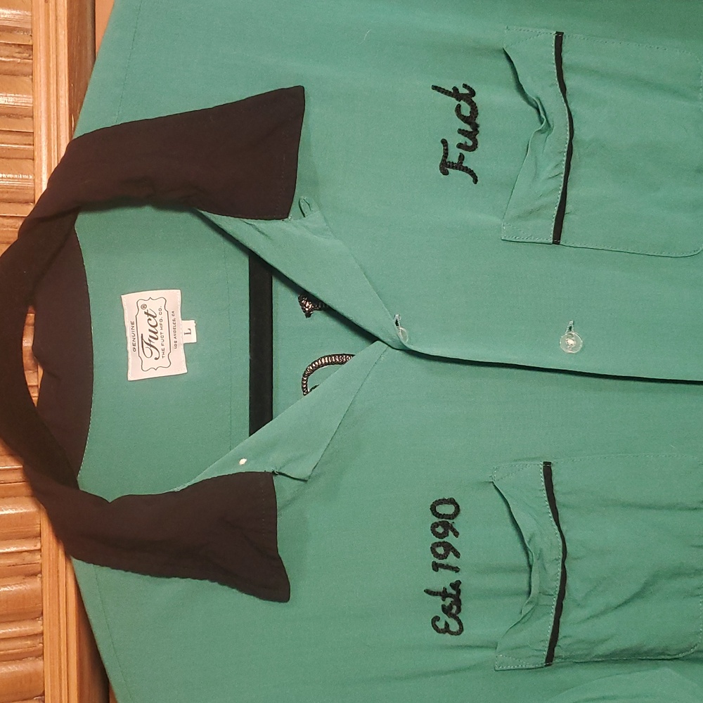 FUCT Red Devil Bowling Shirt - Picture 6 of 8